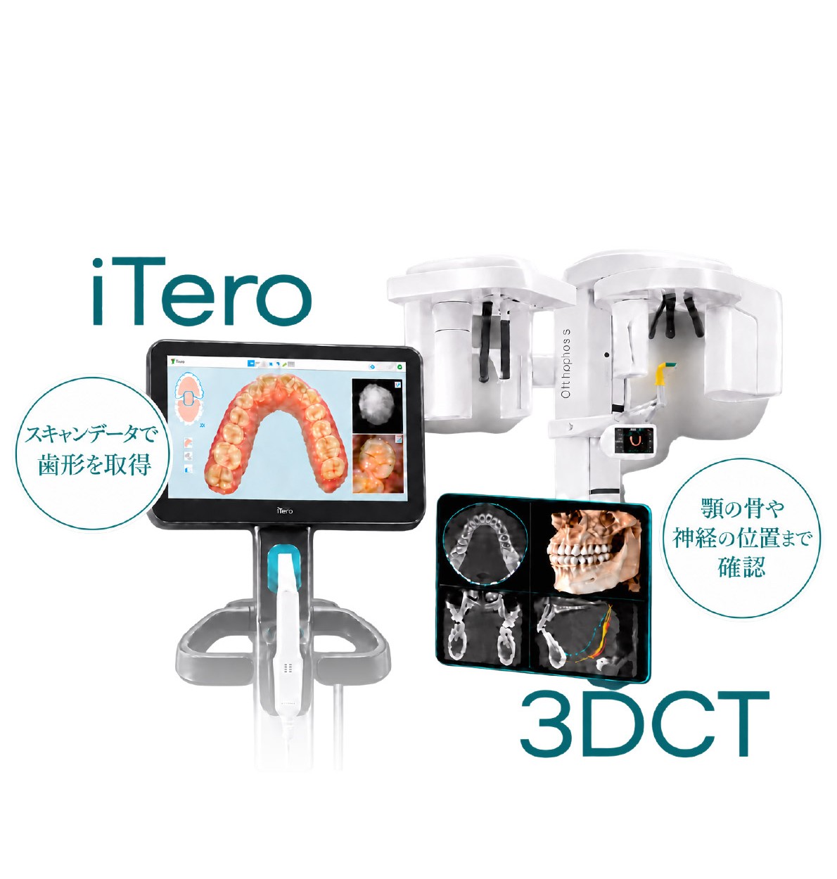iTero・3DCTなどのデジタル機器